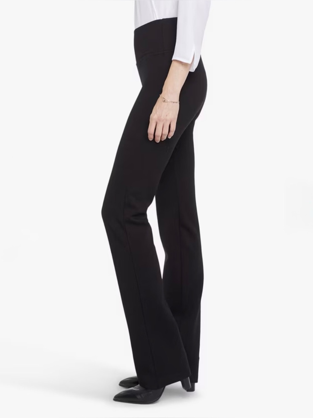 New Sculpt-Her By NYDJ Black Jeans Straight Leg Everyday Basic Size S